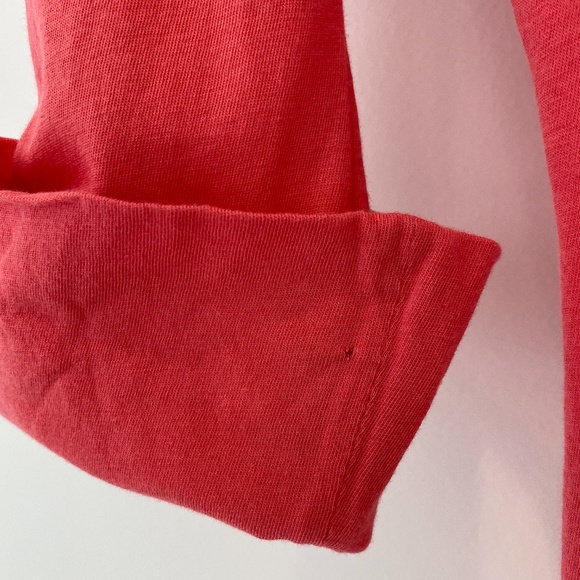 STEPHANIE B CORAL PIMA COTTON 3/4 SLEEVE T XS - Picture 14 of 14
